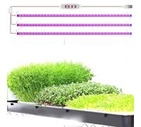 Luci per piante da interno Le più recenti strisce luminose a LED for piante Bar Lampada fito con timer a LED policromatico a spettro completo(1 set with 1 light)