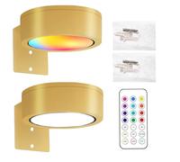 Luci Per Quadri a Batteria, Illuminazione Arte Pittura Magnetica con Controllo Remoto, Lampada LED per Immagini con 13 Modalità Decorazione Domestica per Camera da Letto Corridoio e Comodino