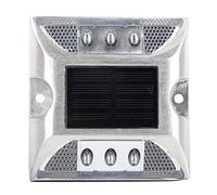 Luci per Vialetto, Luci Solari per 120MA Silicio Monocristallino 6 LED Luci di Segnalazione a Terra a Energia Solare Impermeabili per Lampada da Strada per Vialetto