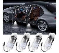 Luci Portiera Auto 4 Pezzi Kit Luci LED Logo Proiettori Auto Compatibile con Luci Proiettore Porta BMW Serie 1 2 3 4 5 6 7er M GT X1 X3 X4 X5 X6
