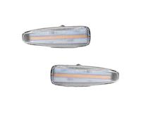 Luci Posizione Laterali LED 2 Pz Per Mitsubishi Per Lancer Per EVO Per Lo Sport Per Mirage 2014 + Indicatore Direzione Luce Indicatore Lampada Dinamica LED(Clear Lens)