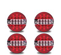 luci posteriori 2PCS 12/24V Auto Rimorchio Camion Luci Di Coda Auto Posteriore Fanale Posteriore Da Corsa Segnale Di Girata Posteriore Lampade Camion Bus Fanale Posteriore Parti