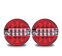 luci posteriori 2PCS 12/24V Auto Rimorchio Camion Luci Di Coda Auto Posteriore Fanale Posteriore Da Corsa Segnale Di Girata Posteriore Lampade Camion Bus Fanale Posteriore Parti
