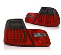 Luci posteriori a LED compatibili con BMW Serie 3 E46 2003 2004 2005 2006 Coupé GV-718 Set di luci posteriori 1 coppia Lato conducente e passeggero Set completo Rosso fumé