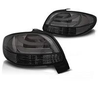Luci posteriori a LED compatibili con Peugeot 206 1998 1999 2000 2001 2002 Hatchback 3 porte 5 porte GV-934 Fanale posteriore lampada posteriore 1 coppia conducente e lato passeggero set fumo bar