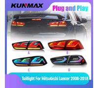 Luci posteriori a LED per auto per Mitsubishi Lancer EVO-X 2008-2018 Indicatori di direzione dinamici DRL Freno Nebbia Retromarcia Gruppo fanale posteriore per auto
