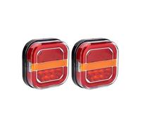Luci Posteriori Guida Luminosa Per Auto Fanale Posteriore Quadrato Per Rimorchio Luce Targa Per Camion Frenoa