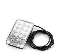 Luci posteriori Luce Di Stop A LED Per Auto 15 LED F1 Stile Universale Luce Pilota A Conchiglia Spoiler Posteriore Automatico Luce Di Stop A LED Fanale Posteriore Fanale Posteriore(White Shell)
