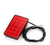 Luci posteriori Luce Di Stop A LED Per Auto 15 LED F1 Stile Universale Luce Pilota A Conchiglia Spoiler Posteriore Automatico Luce Di Stop A LED Fanale Posteriore Fanale Posteriore(Red Shell)