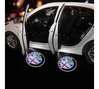 Luci Proiettore Porta per Alfa Romeo Stelvio 2017-2023,Auto Benvenuto Lampada -Illuminazione Sottoscocca Auto, Proiettore Logo Luce Portiera Auto -Facile da Installare,B