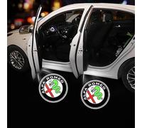 Luci Proiettore Porta per Alfa Romeo Stelvio 2017-2023, Illuminazione Sottoscocca Auto -Auto Benvenuto Lampada, Proiettore Logo Luce Portiera Auto Facile da Installare,D