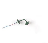 Luci pubbliche bianche calde della parete del LED della scala di HO per la ferrovia di modello, metallo dell'ABS con il cablaggio 3V/12V per gli accessori del diorama del layout della costruzione del