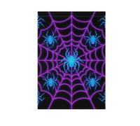 Luci Ragno Web Blu Rosa vacanze cantiere bandiere per esterno banner colorato per la decorazione del portico 28x40 doppia faccia