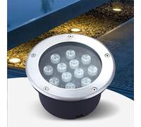 Luci sepolte all'aperto - Lampada paesaggistica a LED macinata, AC 12v Accensione sotterranea a Bassa Tensione, IP67 Luce a Cassetta per Esterni Impermeabili, per Il Giardino, Percorso, Passaggio