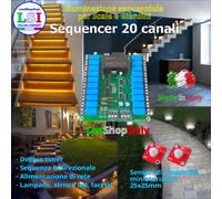 Luci Sequenziali Led Faretti Strisce 12V 24V 220V per scale corridoi viali [EEK: A]