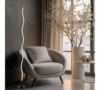 Luci Soggiorno Piantana Lampada Tavolo Piantana LED Nero Onde Progettazione [EEK: Non valutato]