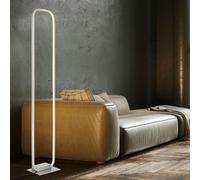 Luci Soggiorno Piantana LED Lampada Letto Argento H 130 CM [EEK: E]