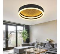 Luci Soggiorno Plafoniera Luce Sala da Pranzo LED Oro D 30 CM [EEK: F]
