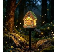 Luci solari a forma di fungo, lampada per casa delle fate e statua solare da giardino per giardino fatato, illuminazione vialetto, decorazione per prato, ideale per gli amanti del giardino delle fate