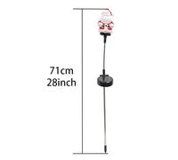 Luci solari da esterno che ondeggiano, decorazioni natalizie, albero di Babbo Natale per il patio, per tutte le stagioni, costruite per durare, set da 3