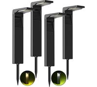 Luci Solari Da Esterno IP65 Faretti Solari per Esterni 32 LED Con 2 Modalità Di
