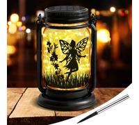 Luci Solari da Esterno, Luci Solari da Giardino, Lanterne da Esterno, IP44 Impermeabile Lanterna Solare da Esterno, Lampada Solare da Giardino, Luci da Esterno Giardino per Terrazza, Patio, Giardino