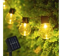 LUCI SOLARI DA FATA ESTERNO 3,5M 10 LAMPADINE LED DECORATIVE GIARDINO FESTE