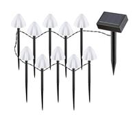 Luci solari da Giardino 10 Luci LED Funghi IP44 2 W 2600 K