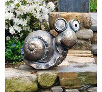 Luci solari da giardino, a energia solare, a forma di animale, lampada decorativa a energia solare, impermeabile, per decorare il sentiero, il cortile e il prato, in resina, lumache