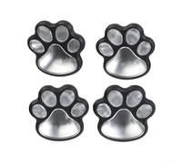 Luci solari da giardino con motivo a zampe di gatto, decorative per luci solari a LED, per cortili, prati e sentieri in giardino, resistenti alle intemperie, set da 4 pezzi per gli amanti degli