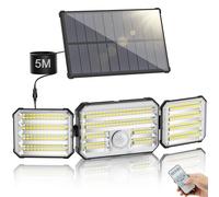 ✅Luci Solari da Giardino Faretto LED da Esterno con Panello Solare ✅Impermeabile