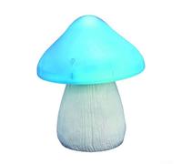 Luci solari da giardino vibranti dal design unico a forma di fungo, perfette per aggiungere fascino al tuo cortile (blu)