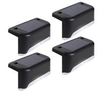 Luci solari da terrazzo giardino LED gradino IP44 4000 K set di 4 pezzi [EEK: A]
