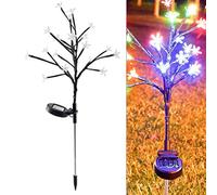 Luci Solari Decorative Fatate per Paesaggio Giardino con Fiori di Ciliegio Desig