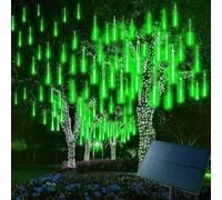 Luci solari della doccia della meteora, 10 tubi impermeabili all'aperto che cadono luci per la decorazione del giardino