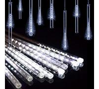 Luci solari della doccia della meteora, 10 tubi impermeabili all'aperto che cadono luci per la decorazione del giardino