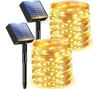 Luci solari esterni LED 120, 8 modalità, impermeabili, decorazioni giardino, ...