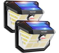 Luci Solari Esterno, 231 Faretti Solari a Led Da Esterno, 300° Super Luminoso