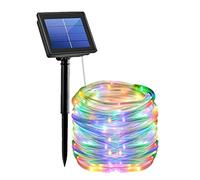 Luci Solari Esterno, Luci Stringa Fata Solare Filo di Rame , 20m 200 LED Catena Luminosa Solare 8 Modalità Impermeabile IP65, Catena Luminosa Solare Decorative Per Festa, Matrimonio, Giardin(Size:10m)