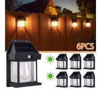 Luci solari Lampada da parete per esterni Lampada a filamento di tungsteno impermeabile Lampada da parete per giardino domestico a induzione Illuminazione per villa Luce notturna