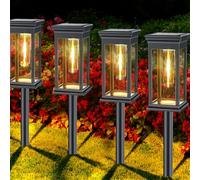 Luci solari per bambini illuminazione esterna del sentiero, illuminazione solare del giardino illuminazione del paesaggio impermeabile per cortile, sentiero, giardino, 6pcs.