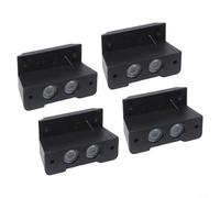 Luci solari per esterni, confezione da 4 luci solari per recinzioni da giardino, IP65, impermeabili, 2 LED, luce calda o bianca, illuminazione a risparmio energetico per recinzioni, pareti e gradini