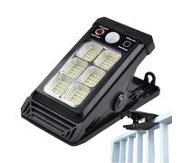 Luci Solari Per Esterni,Illuminazione A LED A Clip Impermeabile | Luce Di Sicurezza Solare Portatile Per Recinzione - Per Giardini Posteriore Cortile Terrazza Balcone Giardino Portico Patio P