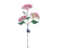 Luci solari per esterni ortensia Luci da giardino a prova d'acqua Terra Inserito Fiore Luce Decorativa Per Yard Land Scape Illuminazione Solare S Pot Light Outdoor Sway Con Il Giardino del Vento
