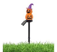 Luci solari per Halloween, per esterni, statuetta di terrore, impermeabile