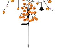 Luci solari per Halloween | picchetti da terra impermeabili a forma di | Luci di percorso solari Halloween Decorazione Esterna | per giardino terrazza portico prato paesaggio casa festa
