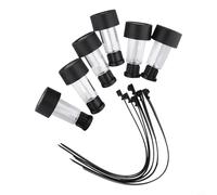 Luci solari per piscine a luce calda, compatibili con la maggior parte delle piscine fuori terra e installazioni di piscine a telaio (6 pezzi)