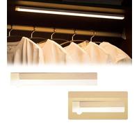 Luci sotto armadietto, con sensore di movimento automatico a ventosa magnetica, luce wireless per interni, sotto il bancone, luce ricaricabile per cucina, camera da letto, armadio, corridoio, scale