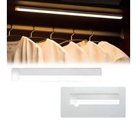 Luci sotto armadietto, con sensore di movimento automatico a ventosa magnetica, luce wireless per interni, sotto il bancone, luce ricaricabile per cucina, camera da letto, armadio, corridoio, scale