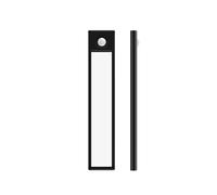 Luci Sotto Mobile 20/30/40/60 CENTIMETRI HA CONDOTTO LA Luce Di Notte Del Sensore Movimento Senza Fili USB Sotto Le Luci Armadio Lampada For Da Cucina Illuminazione Camera Letto(Black-20cm-3 in 1)